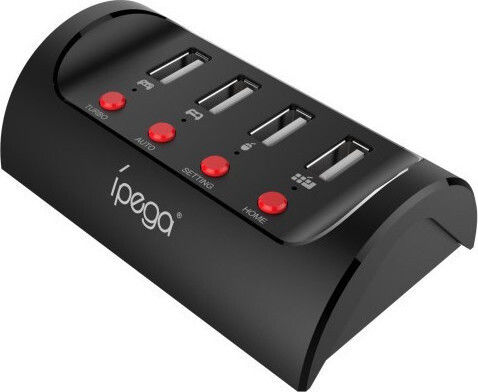 iPega PG-9133 PG-9133 USB Hub for PC PS4 Xbox One Switch Black