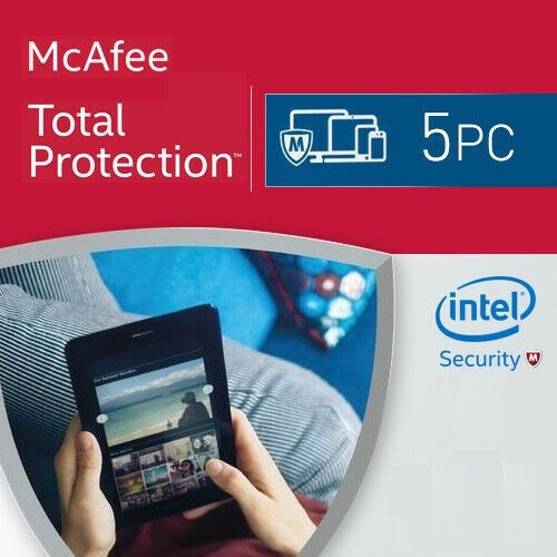McAfee Total Protection 2020 για 5 Συσκευές και 1 Έτος Χρήσης (Ηλεκτρονική Άδεια)