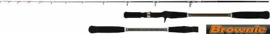 Black Diamond Brownie Fishing Rod for Slow Jigging / Tai Rubber 1.90m 90-210gr