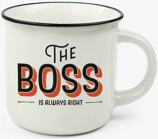 Legami Milano Cup-Puccino the Boss Mug from Porcelain White 350ml