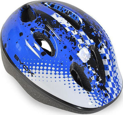 Byox Y03 Kids' Helmet for City Bike Blue with LED Light