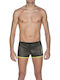 Arena Square Cut Drag Men's Swimwear Shorts Black with Patterns