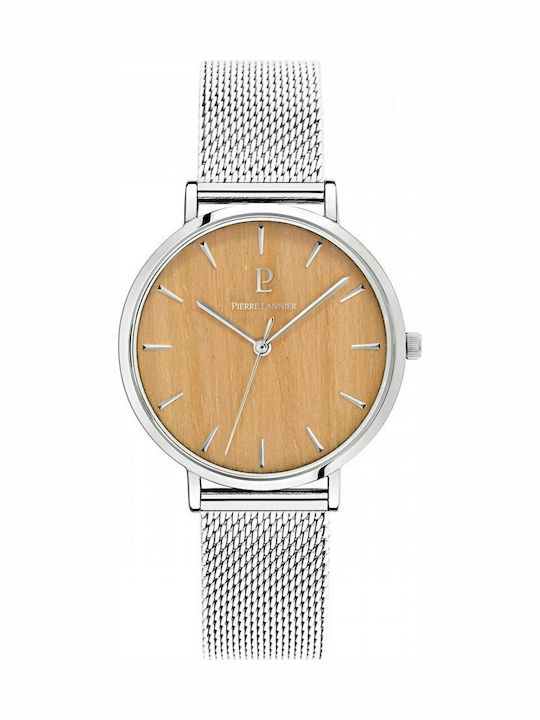 Pierre Lannier Nature Women's Watch with Silver Metal Bracelet