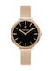 Pierre Lannier Caprice Watch with Pink Gold Metal Bracelet