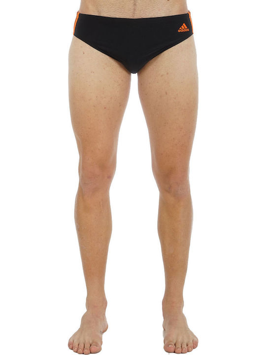 adidas Infinitex 3-Stripes Ανδρικό Μαγιό Slip Μαύρο