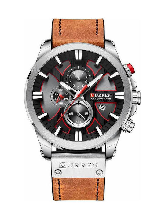 Curren Men's Watch 47mm Chronograph Battery wit...