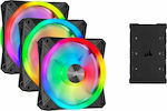 Corsair iCUE QL120 RGB Case Fan με Σύνδεση 4-Pin PWM 3τμχ