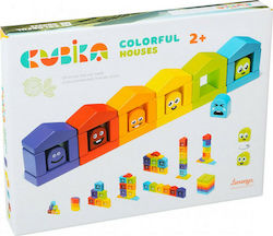 Cubika Colorful Houses for 2+ Years 30pcs