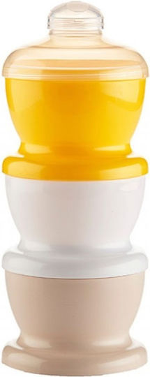Thermobaby Milk Powder Doser for 3 Food Servings Yellowς 1pcs