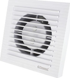 Commel 420-111 Επιτοίχιος Εξαεριστήρας Μπάνιου 120mm Λευκός Commel 420-111 Επιτοίχιος Εξαεριστήρας Μπάνιου 120mm Λευκός