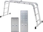 Songmics Multipurpose Ladder 4x3 with Maximum Height 3.6m