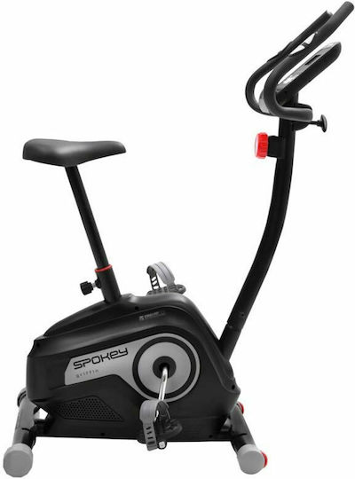 Spokey Griffin Upright Exercise Bike Magnetic with Wheels
