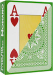 Modiano Poker 4 Jumbo Playing Cards Plastic for Poker Green