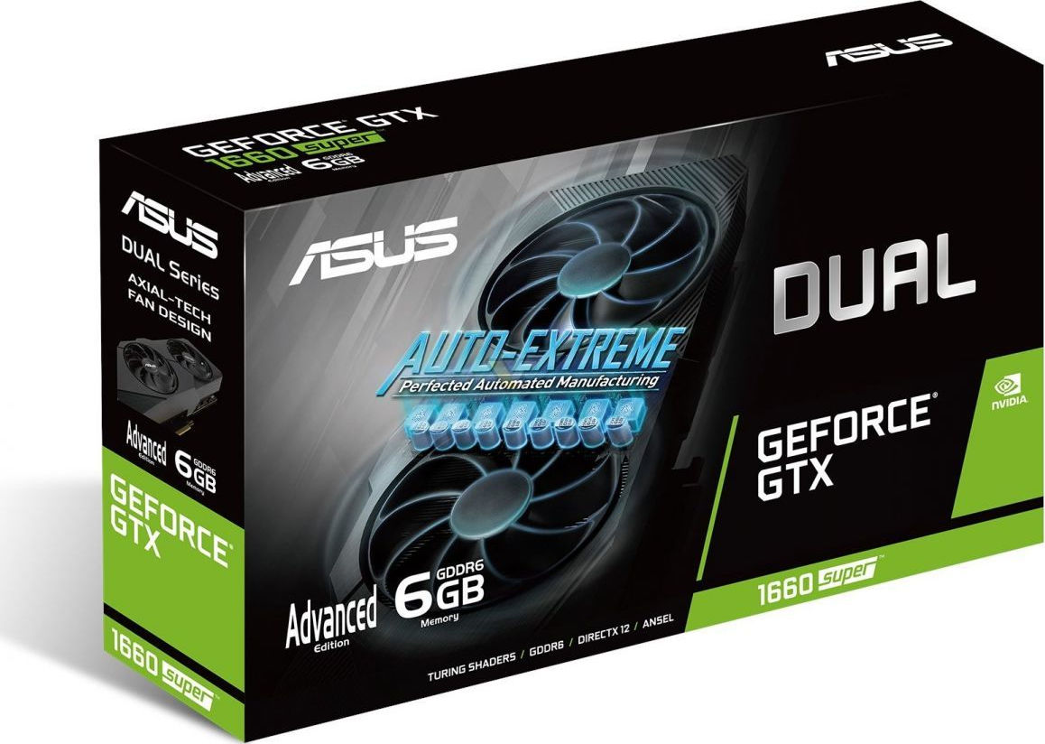 Asus GeForce GTX 1660 Super 6GB Dual Advanced Evo (90YV0DS4-M0NA00 ...