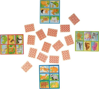 Goki Board Game Lotto Ζώων for 3-5 Players 3+ Years 56786 (EN)