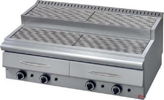 Panaritis 70 Grill LPG Wasser 28kW mit Abmessungen 100x70x34cm