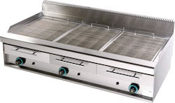 Sergas WG3 Grill LPG Wasser 27kW mit Abmessungen 127x65x32cm