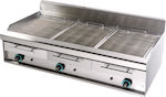 Sergas WG3 Grill LPG Wasser 27kW mit Abmessungen 127x65x32cm