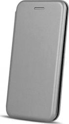 Senso Oval Stand Synthetic Leather Book Gray (Redmi 8)