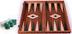 Manopoulos Mahogany Handmade Табла/Шах /Дама с Пулове & Фигури 48x52см