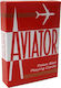 Aviator 1000906 Τράπουλα Πλαστικοποιημένη για Poker Κόκκινη