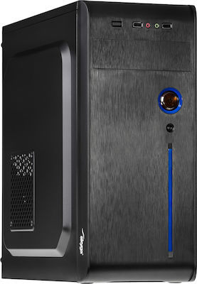 Akyga AK939 Midi Tower Computer Case Black/Blue