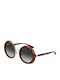 Dolce & Gabbana Women's Sunglasses with Red Frame and Black Gradient Lens DG6127 550/8G