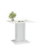 Table Kitchen Wooden White 80x80x75cm