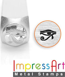 Impress Art Ζουμπάς Χτυπητός с Печат Eye Horus 6 мм 6 мм
