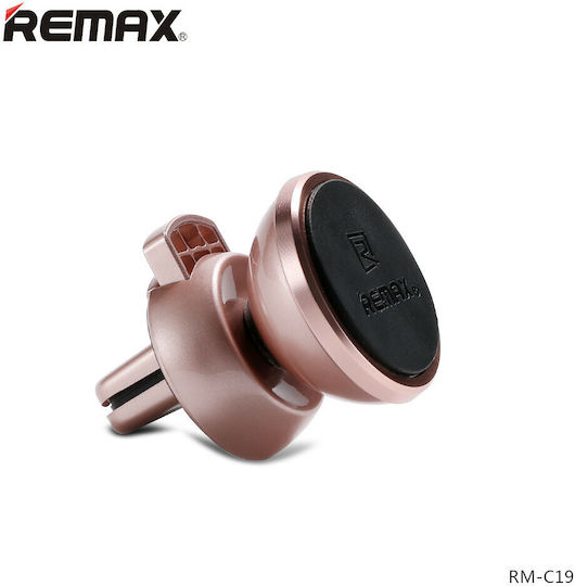 Remax RM-C19 Поставка за Мобилен Телефон за Кола с магнит Златиста