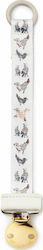 Elodie Details Ribbon Pacifier with Animals made of Fabric White BR73632