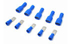 FDFD2-250x50 MDD2-250x50 16-14AWG BLUE Insulated Spade Crimp Wire Cable Connector Terminal Male/Female Kit 100PCS