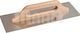 Maan Tile Spatula Inox 480x130mm with Wooden Handle 3050