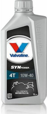 Valvoline SynPower 4T Synthetic Motorcycle Oil for Four-Stroke Engines 10W-40 1lt