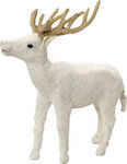 Espiel Christmas Fabric Deer Figure Beige 27.5cm