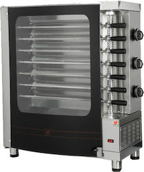 North 64N Elektrische Spieß-Grill 6.5kW mit Abmessungen 38x69x84cm