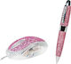 LogiLink Rhinestone & Gilttering Ενσύρματο Ποντίκι Ροζ