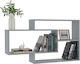 Shelf Wall Gray 104x24x58.5cm