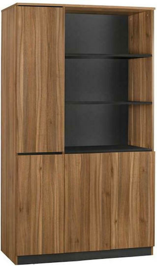 Office Storage Drawers & Cabinets Supreme Wooden Honey Oak / Grey 120x40x200cm