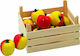 Goki Obst- & Gemüsespielzeug Holzkiste mit Äpfeln