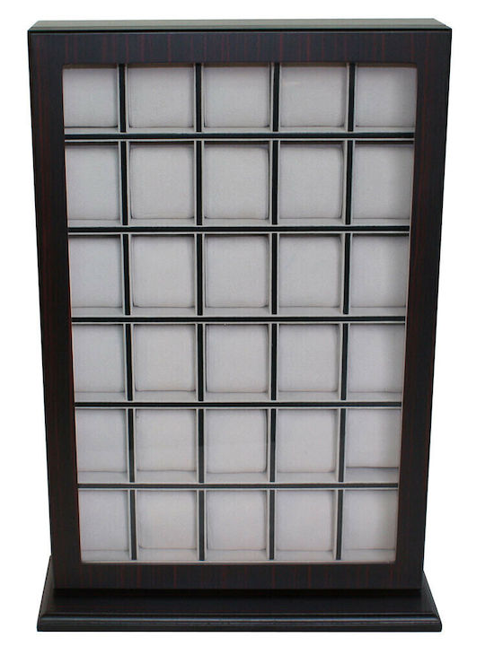 Rothenschild Wooden Case with transparent lid for 30 watches in Brown color RS-1135-30EB Rothenschild Wooden Case with transparent lid for 30 watches in Brown color RS-1135-30EB