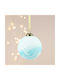 Tree ball glass light blue marble