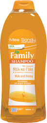 Miss Sandy Family Milk & Honey Shampoos Daily Use for All Hair Types 1000ml