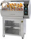 Sergas T30 Electrică Pui Rottisserie Grill cu termocameră 6kW cu Dimensiuni 70x120x152cm