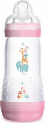 Mam Flasche Easy Start Anti-Colic Nature Safari Gegen Koliken 320ml für 4+ Monate Pink Giraffe