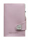 Tru Virtu Click & Slide Small Women's Wallet Cards with RFID Pink