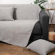 Silk Fashion Four-Seater Sofa Throw 1715 180x350cm Grey