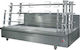 LappasBros PKETXF-002 Грил с шишчета Въглища с Размери 82x155x80см