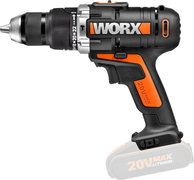 Worx 20V Cordless Combi Drill 20V Solo Skroutz.gr