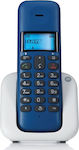 Motorola T301 Cordless Phone with Speaker Blue